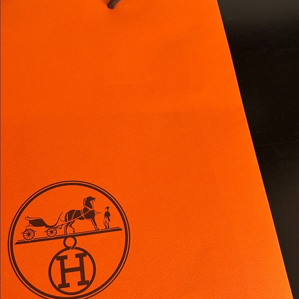Hermes Orange Shopping Bag - Picture 11 of 11